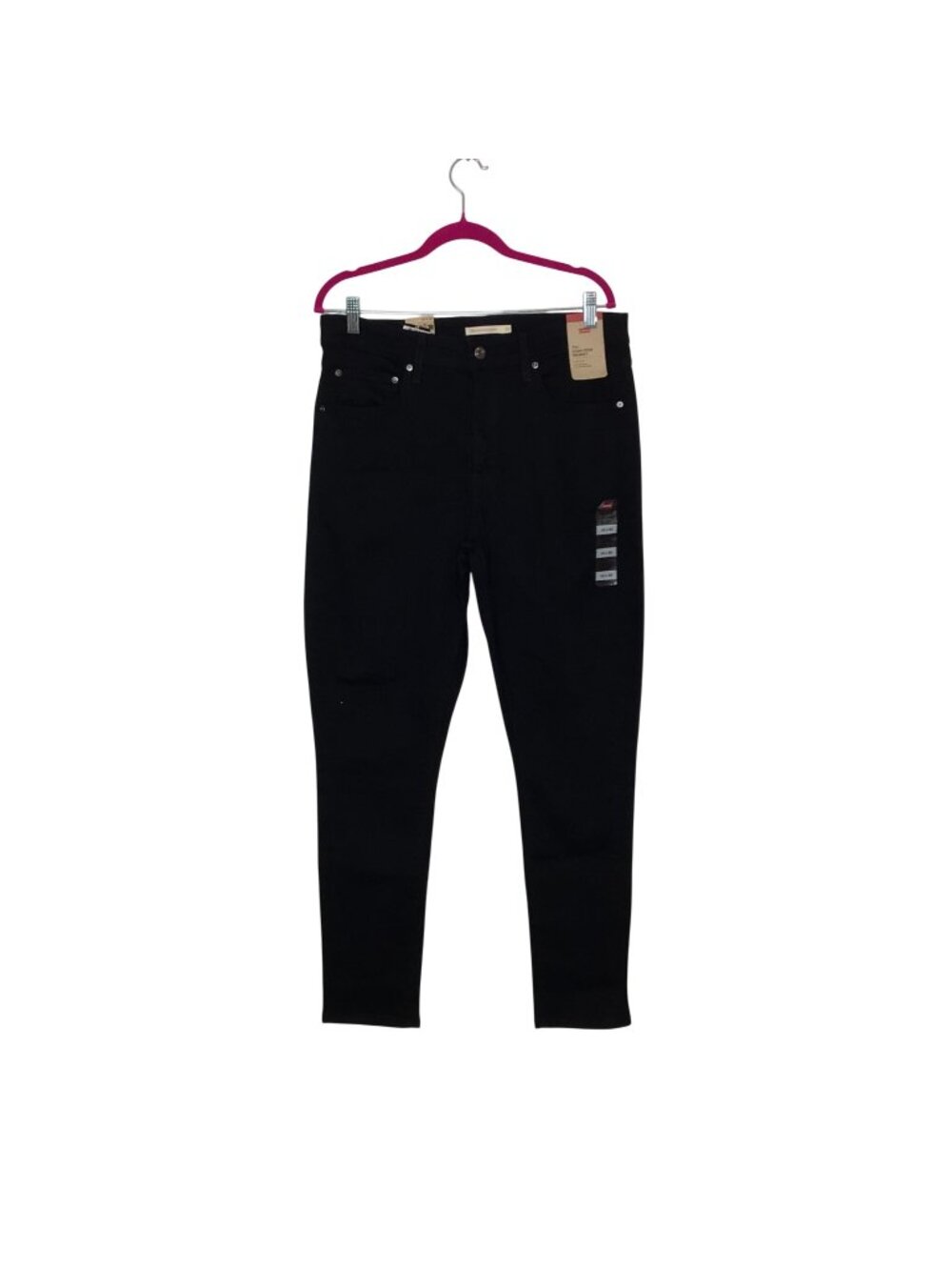 Levis 721 High-Rise Skinny Jeans Black Size 33 New With Tags